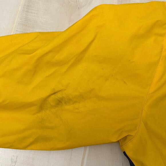 Inland Waters Outfitters Yellow Hooded Jacket XL Cape May Lewes Ferry Nautical - Picture 9 of 12